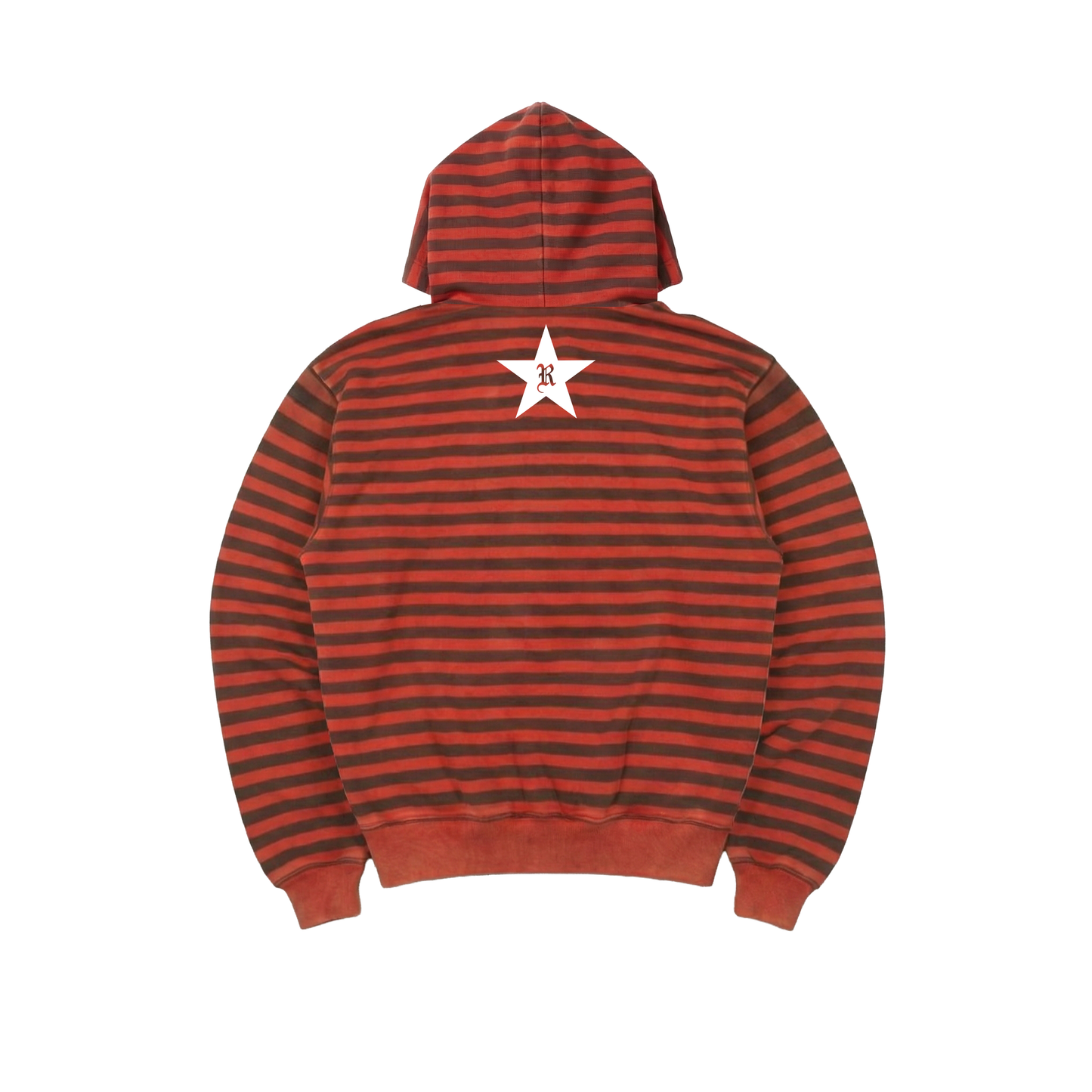 RED STRIPED HOODIE