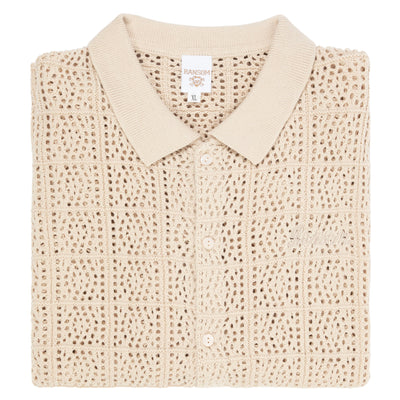 CROCHET BUTTON UP (CREAM)