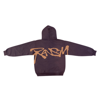 LOGO HOODIE (BROWN)