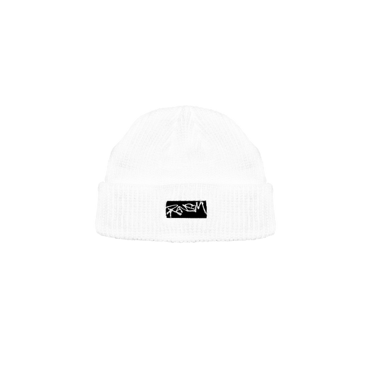 WHITE BEANIE